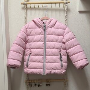 Gerry Weber Light Pink Hooded Puffer Jacket